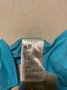 Blue Bikini Top Unused