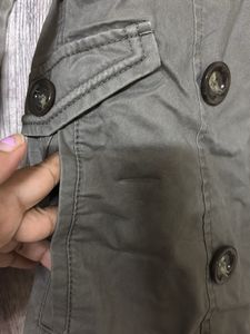 Olive Green Trench Coat
