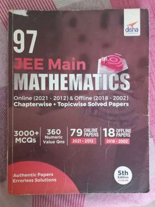 Disha JEE Main Mathematics PYQs