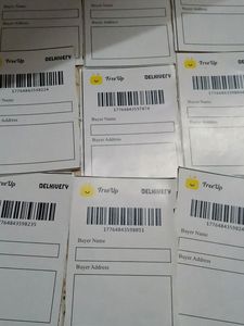 12 Sticky and 7 Printed labels,