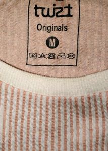 Peach Striped T-shirt