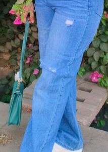 Ripped Light Wash Jeans