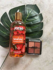 Nykaa Shower Gel & Eyeshadow
