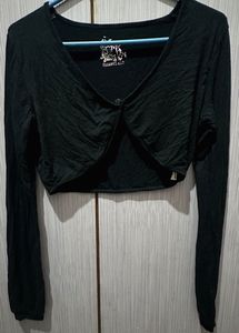 Black Full Sleeve Shrug
