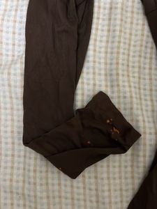 Y2K Brown beaded border Top