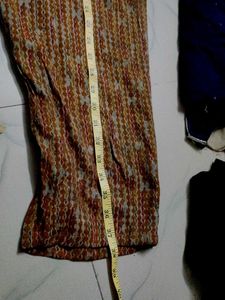 Elegant Brown Printed Kurta Set