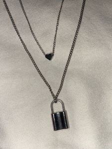 Silver Layered Necklace 🍓
