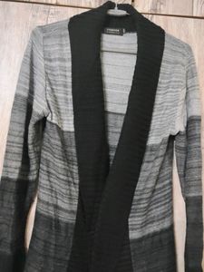 Grey black shrug