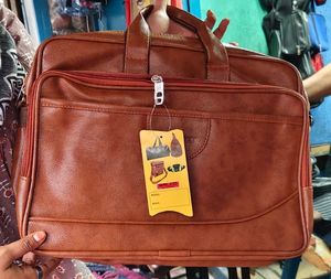 Unisex Laptop Bag - Leather