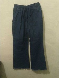 Boot Cut Jean With Pearls.