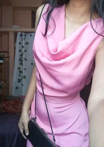 Coquette Cowl Neck Dress