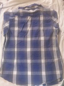 Classic Blue Cotton Shirt | Size 42