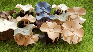 Floral Design Hair Claws