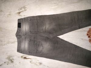 Charcoal Skinny Jeans High Rise