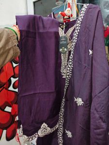 Elegant Purple Kurta Set
