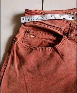 Retro Orange Jeans