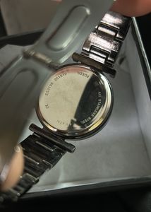FOSSIL Ladies Black &amp; Gold Watch (COD Available)