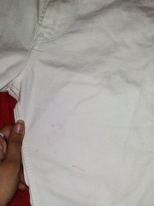 WHITE BOOTCUT JEANS