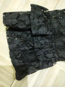 Elegant Black Lace Top