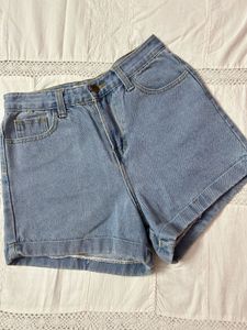 Blue Denim Shorts