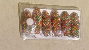 Colorful Beaded saari pin