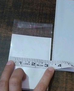 Self Adhesive White Background Pouches