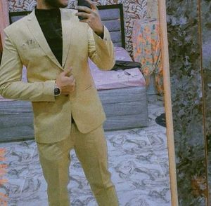 3 Piece Mens Suit with highneck