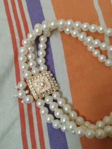 Pearl Necklace &amp; Earring Set