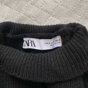 Zara Black Top Sweater