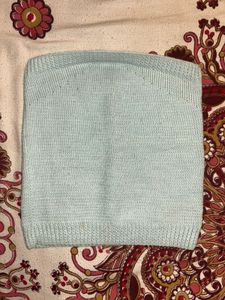 Light Blue Knit Tube Top