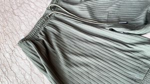 Olive Striped Shorts