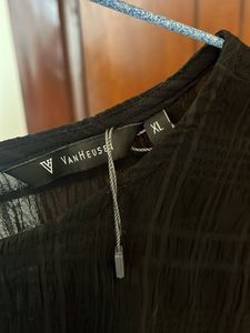 Elegant Black Tunic Top