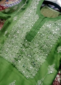 Lucknowi Chicken Work Kurta Size Issues