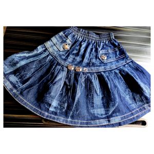 Baby Girl&#39;s Stylish Skirt &amp; Top Combo🔥