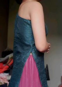 Trendy One Shoulder Kurti