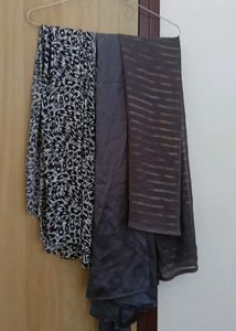 Striped Scarves dupata hijab