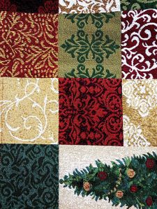 Table Runner Patchwork Pattern Christmas Theme