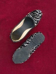 Sequined Ballerinas 🖤