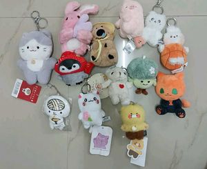 Cute Plush Keychain Charms