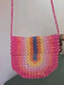 Beaded Crossbody Bag