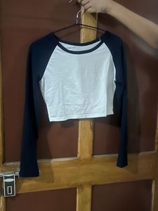 Blue And White Top