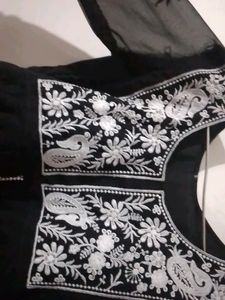 Elegant black  short kurti for Women