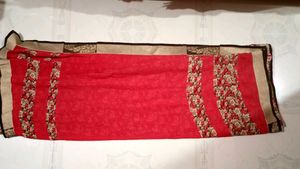 Vibrant Floral &amp; Pink Embellished Saree