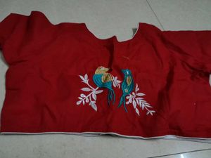 Red cotton Blouses