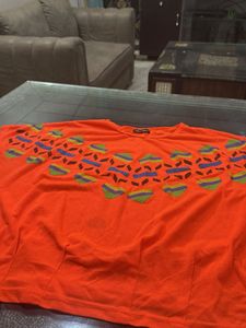 Orange Graphic Tee
