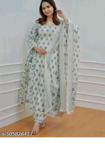 Floral Print Afghani Suit Set