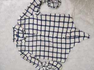 Trendy Checkered Women&#39;s Shirt