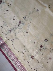 Formal Fancy Pattu Saree With Blouse