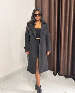 Black Tench Coat