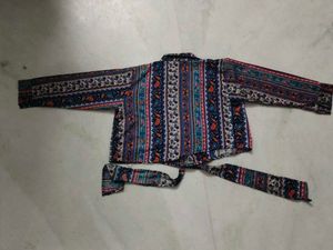 Boho Chic Tie-Front Top